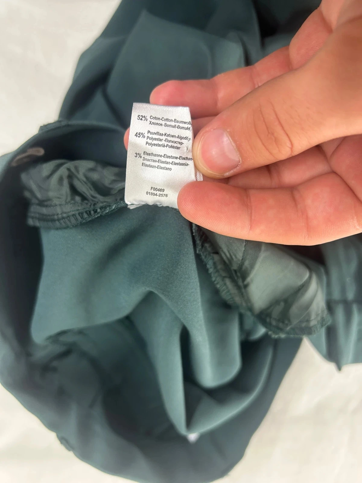 Dark Green Chino Pants Size 50 – photo 13